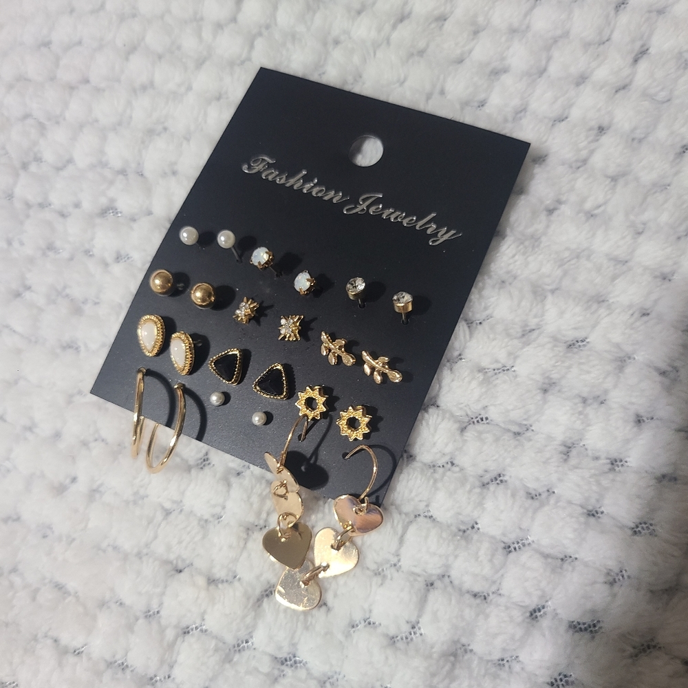 Earing 12 pairs for women